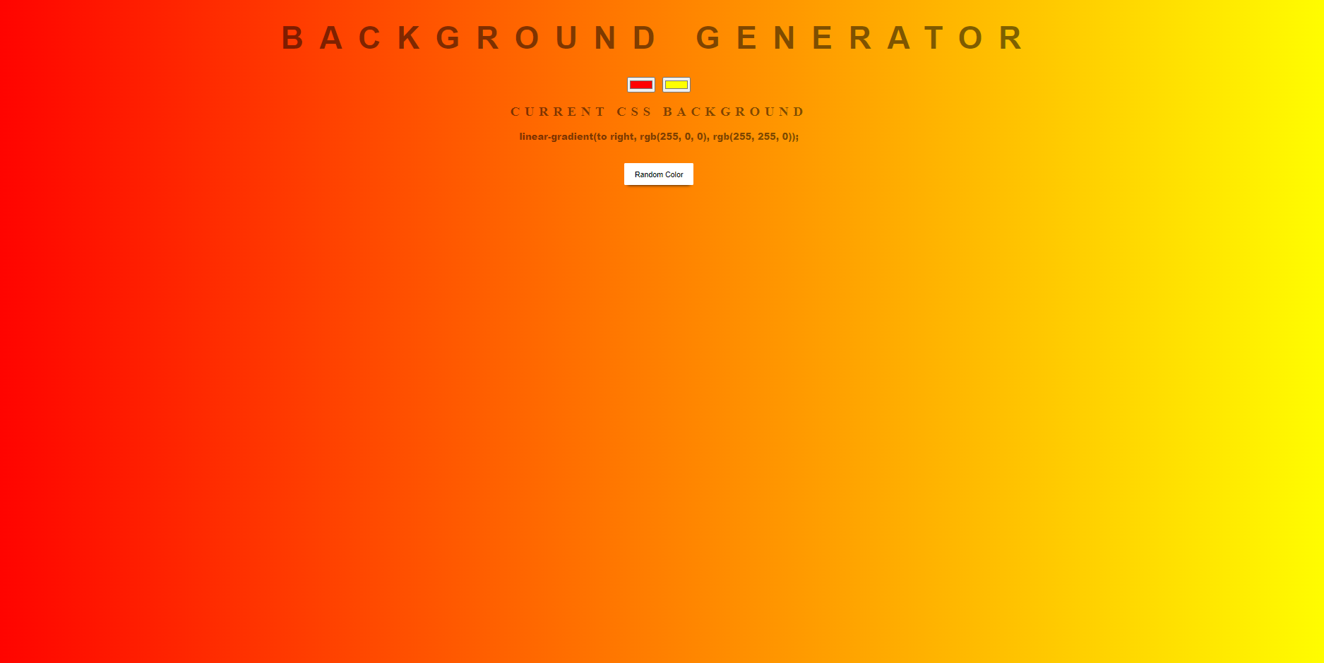 Background generator
